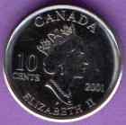 Canada 2001 10-cent